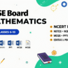 CBSE Board Class 06–10 Mathematics – Complete Study Material Package