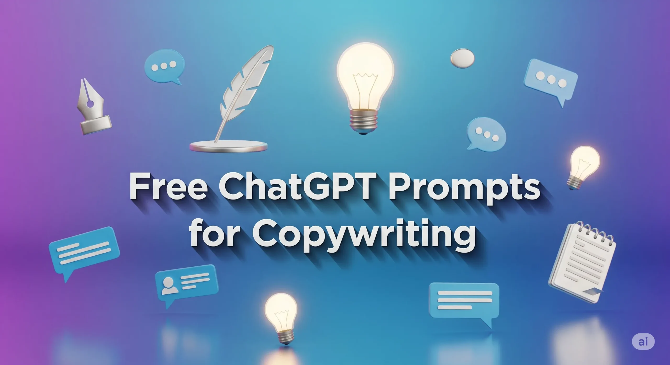 Free ChatGPT Prompts for Copywriting bookflicker