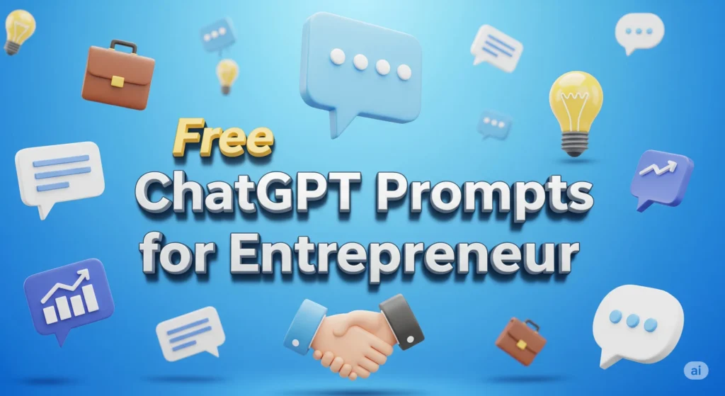 Free ChatGPT Prompts for Entrepreneur | Tutors Bookflicker