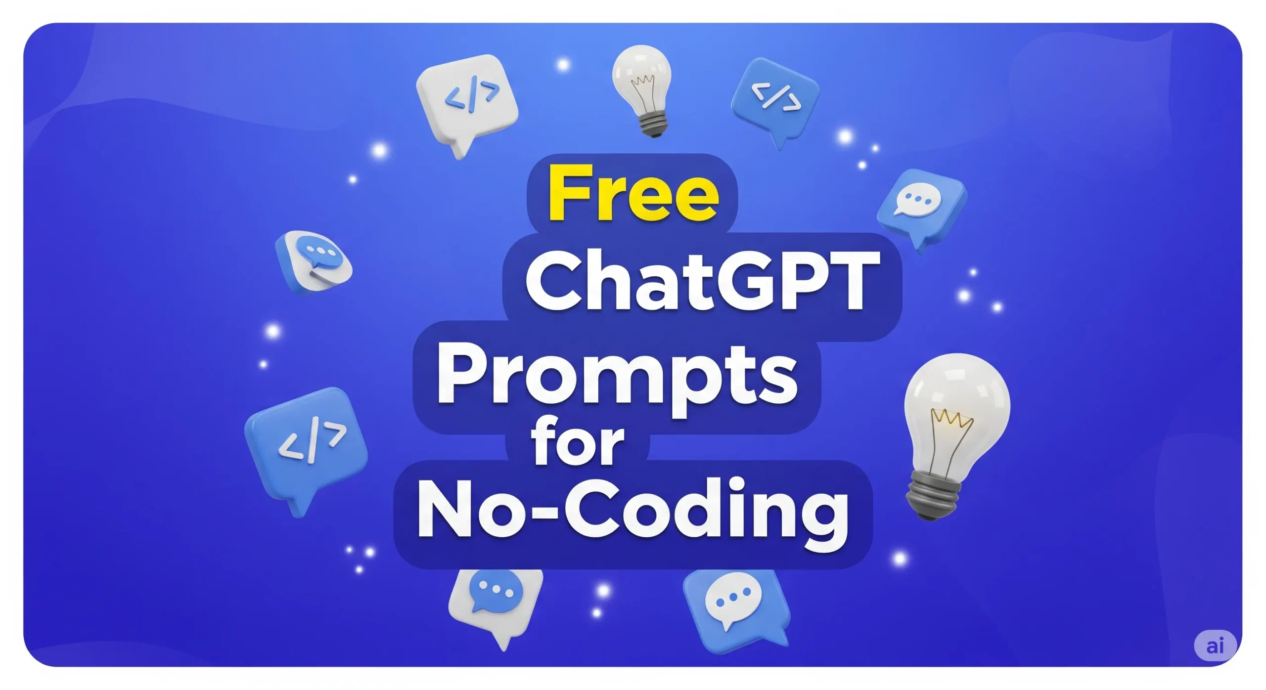 Free ChatGPT Prompts for No Coding bookflicker