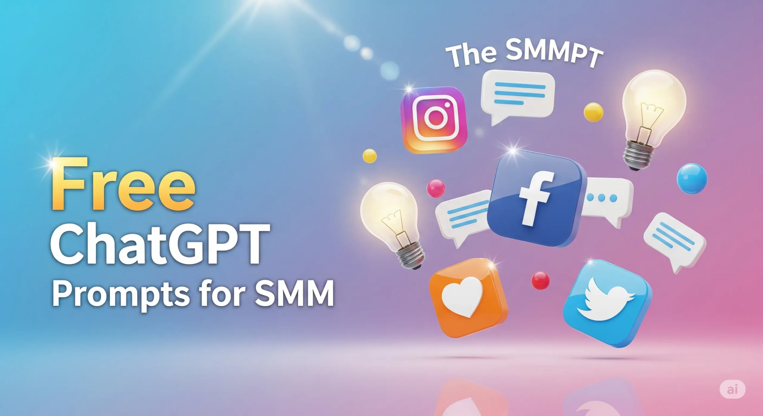 Free ChatGPT Prompts for SMM bookflicker