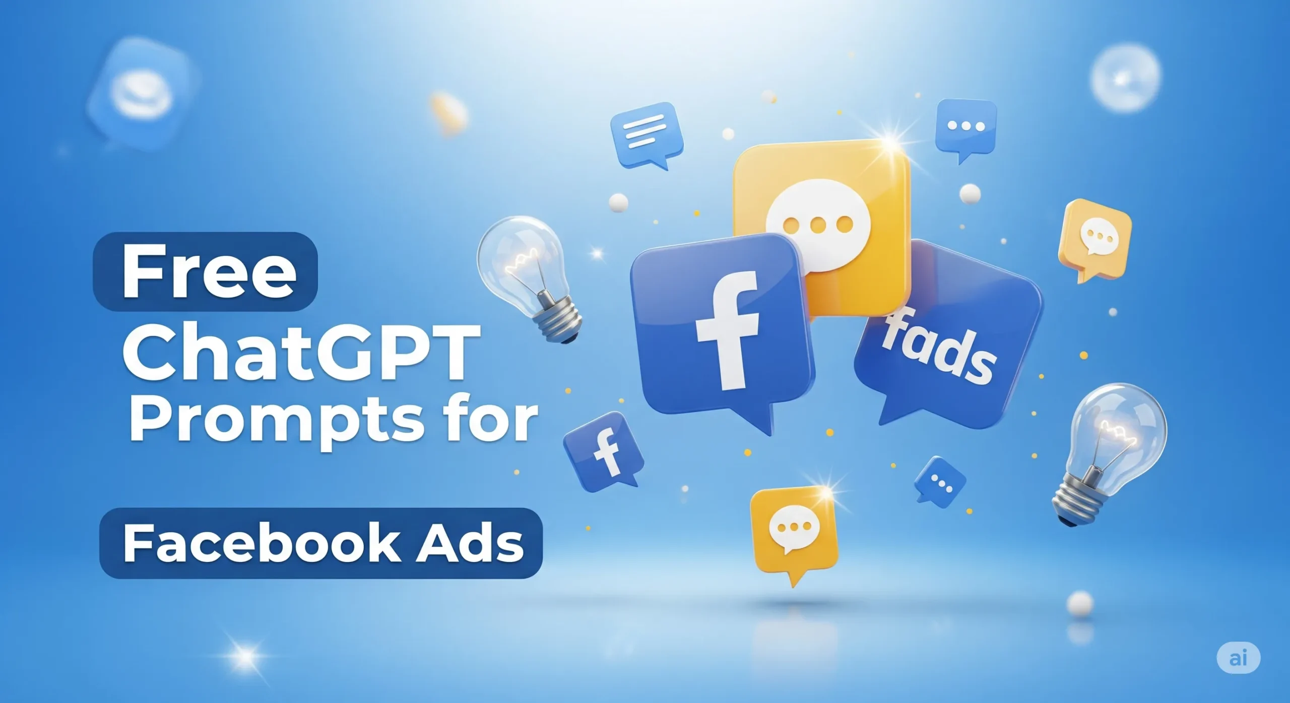 Free ChatGPT Prompts for facebook ads bookflicker
