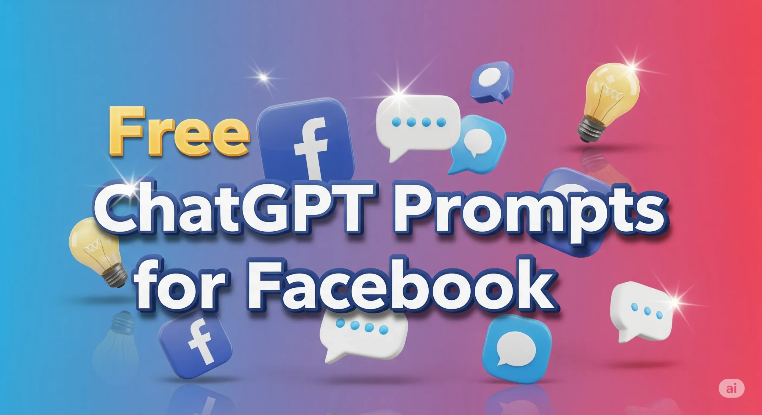 Free ChatGPT Prompts for facebook bookflicker