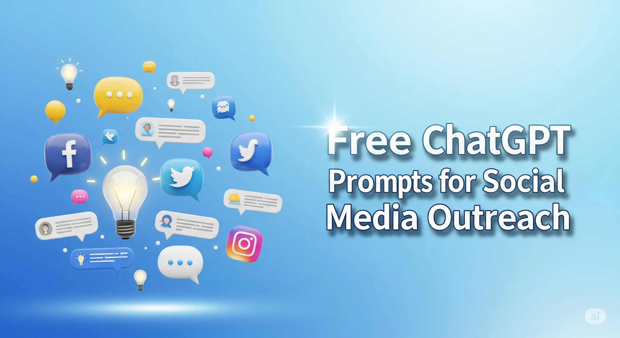 Free ChatGPT Prompts for fsocial media outreach bookflicker