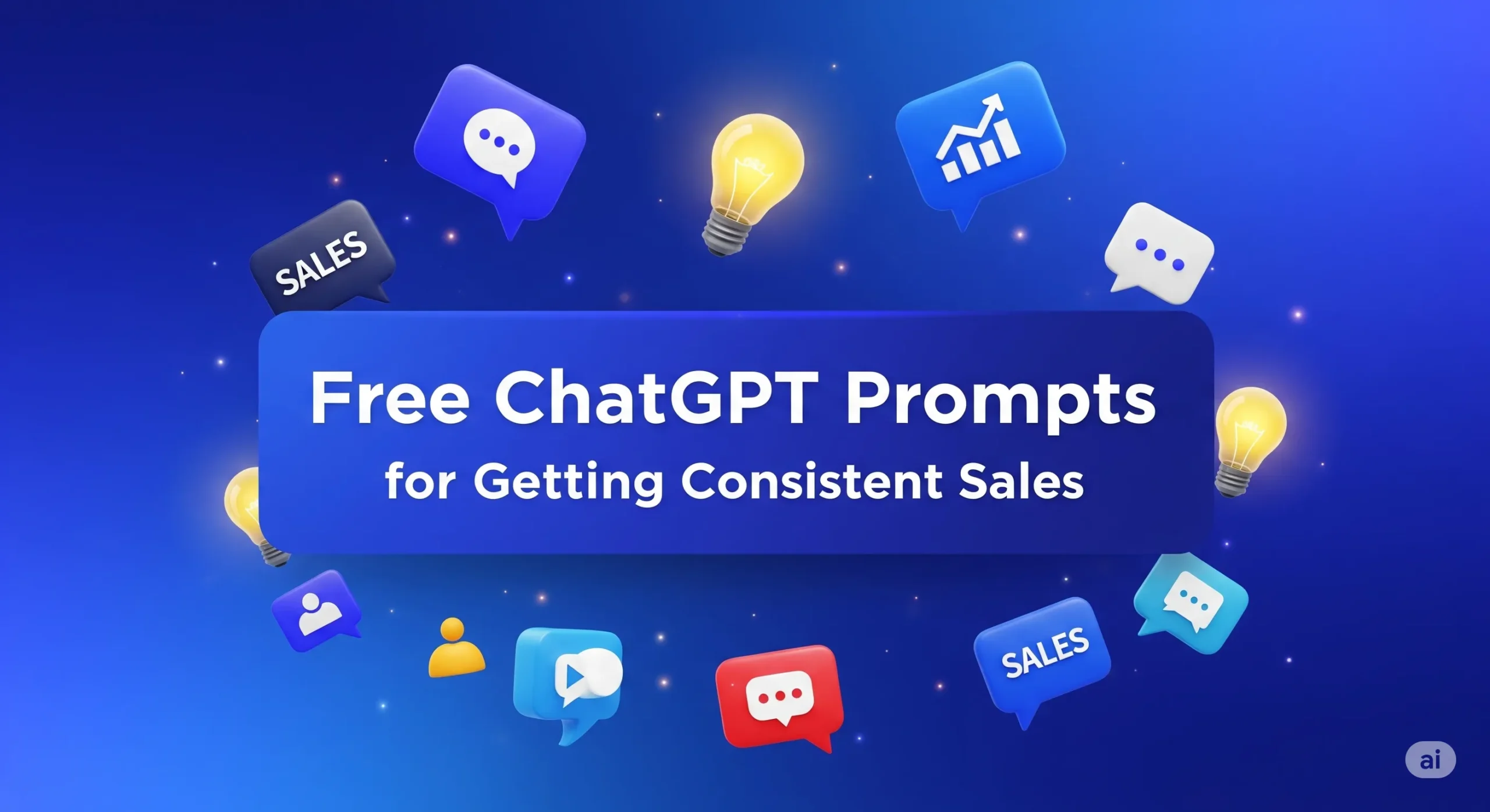 Free ChatGPT Prompts for getting consistent sales bookflicker