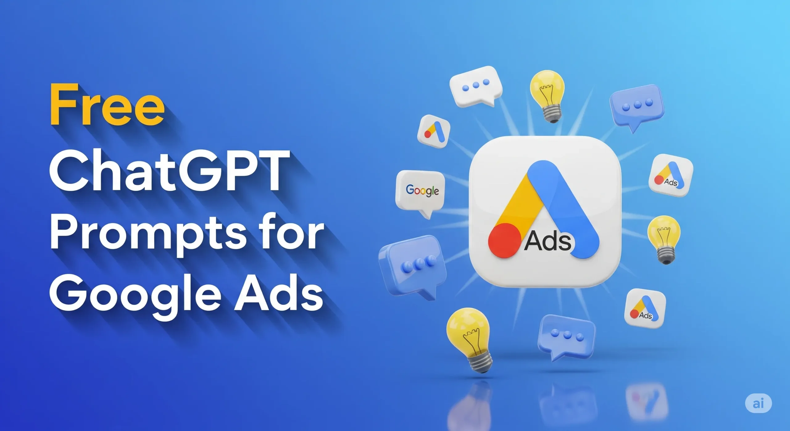 Free ChatGPT Prompts for google ads bookflicker