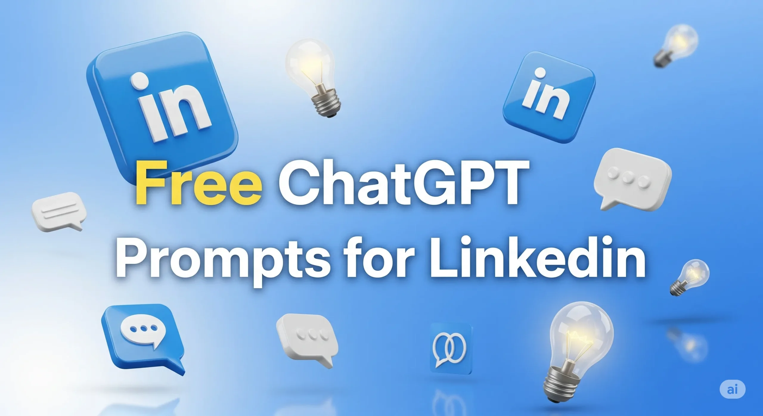 Free ChatGPT Prompts for linkedin bookflicker