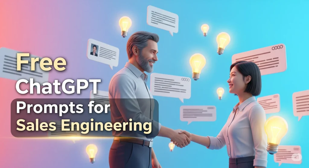 Free ChatGPT Prompts for Sales Engineering | Tutors Bookflicker