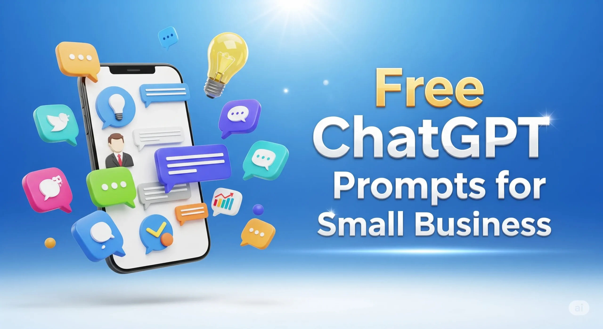 Free ChatGPT Prompts for small business bookflicker