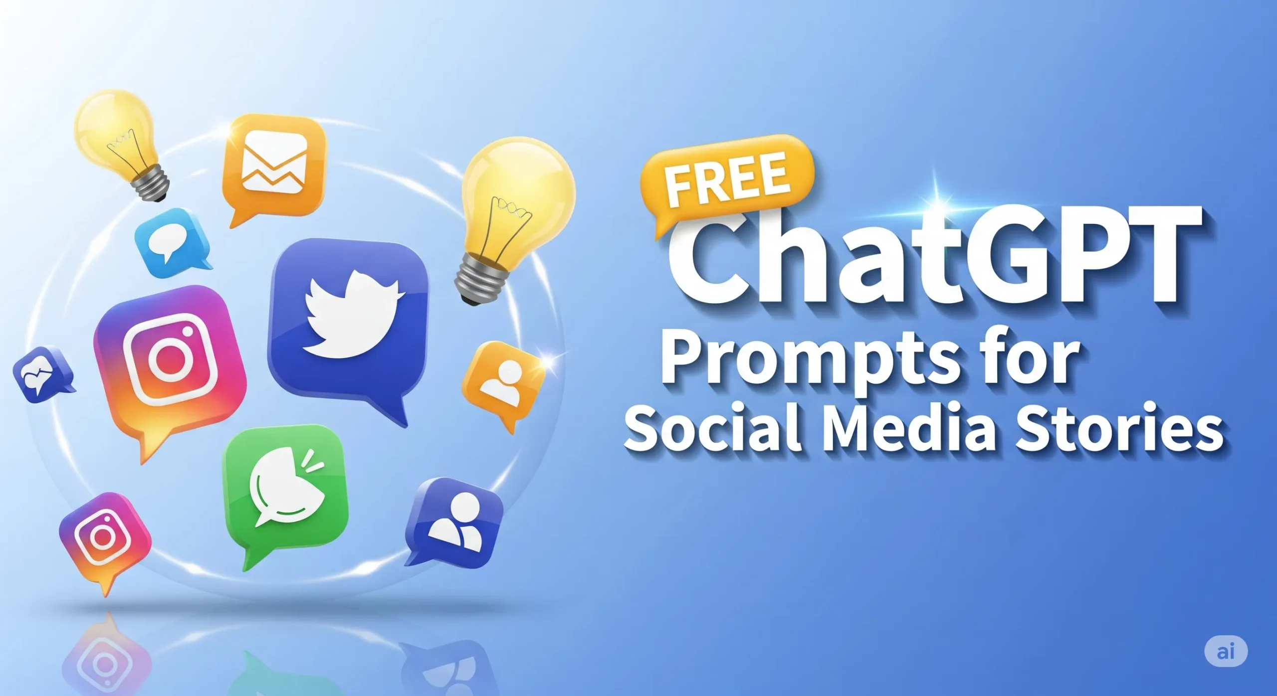 Free ChatGPT Prompts for social media stories bookflicker