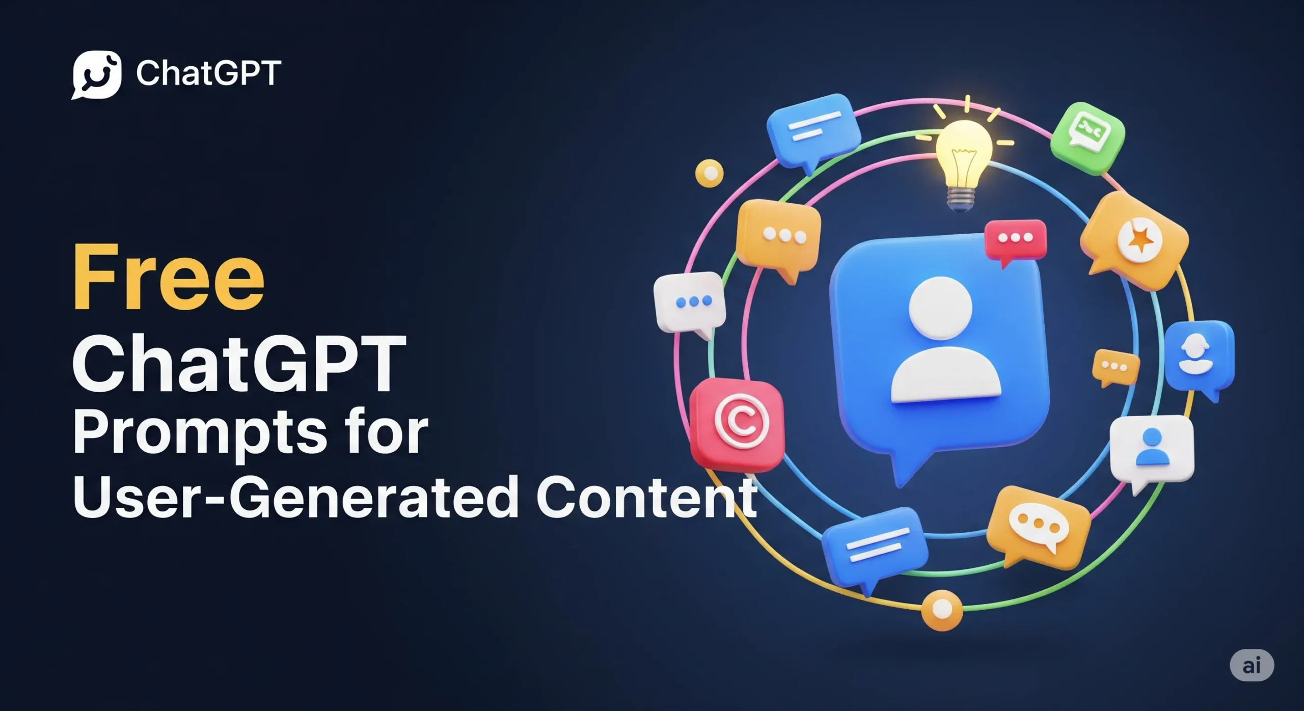 Free ChatGPT Prompts for user generated content bookflicker