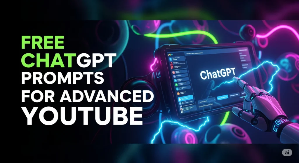 Free ChatGpt Prompts for Advanced Youtube | Tutors Bookflicker