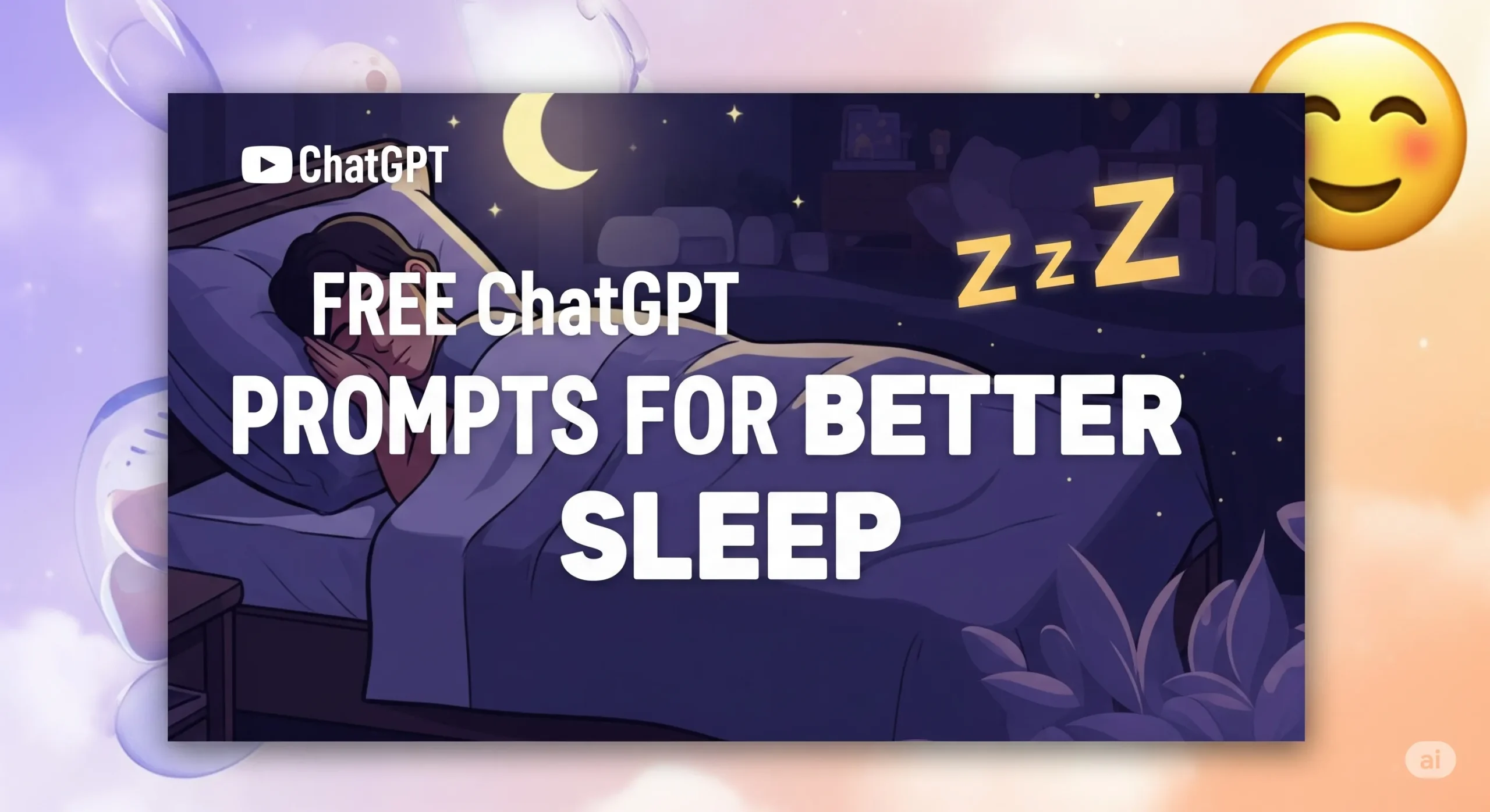 Free Chatgpt prompts for better sleep bookflicker