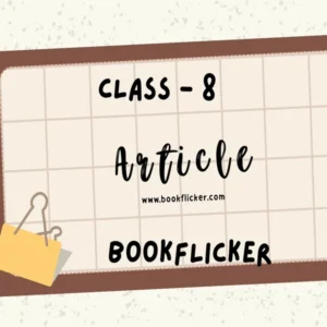 Articles - Class 08 CBSE English Grammar Notes