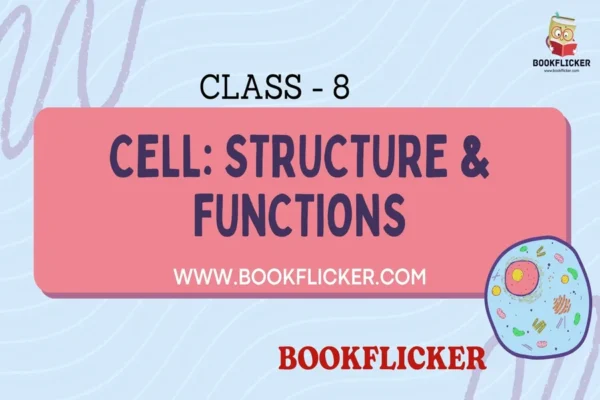 Cell: Structure and Functions - Class 08 CBSE Science Notes in English