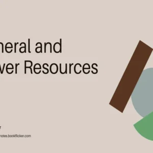 Minerals and Power Resources - Class 08 CBSE Geography Notes in English
