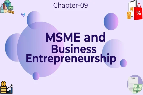 MSME and Business Entrepreneurship - Class 11 CBSE Business Studies Notes in English