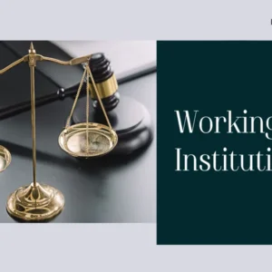 Working of Institutions - Class 09 CBSE Civics Notes in English