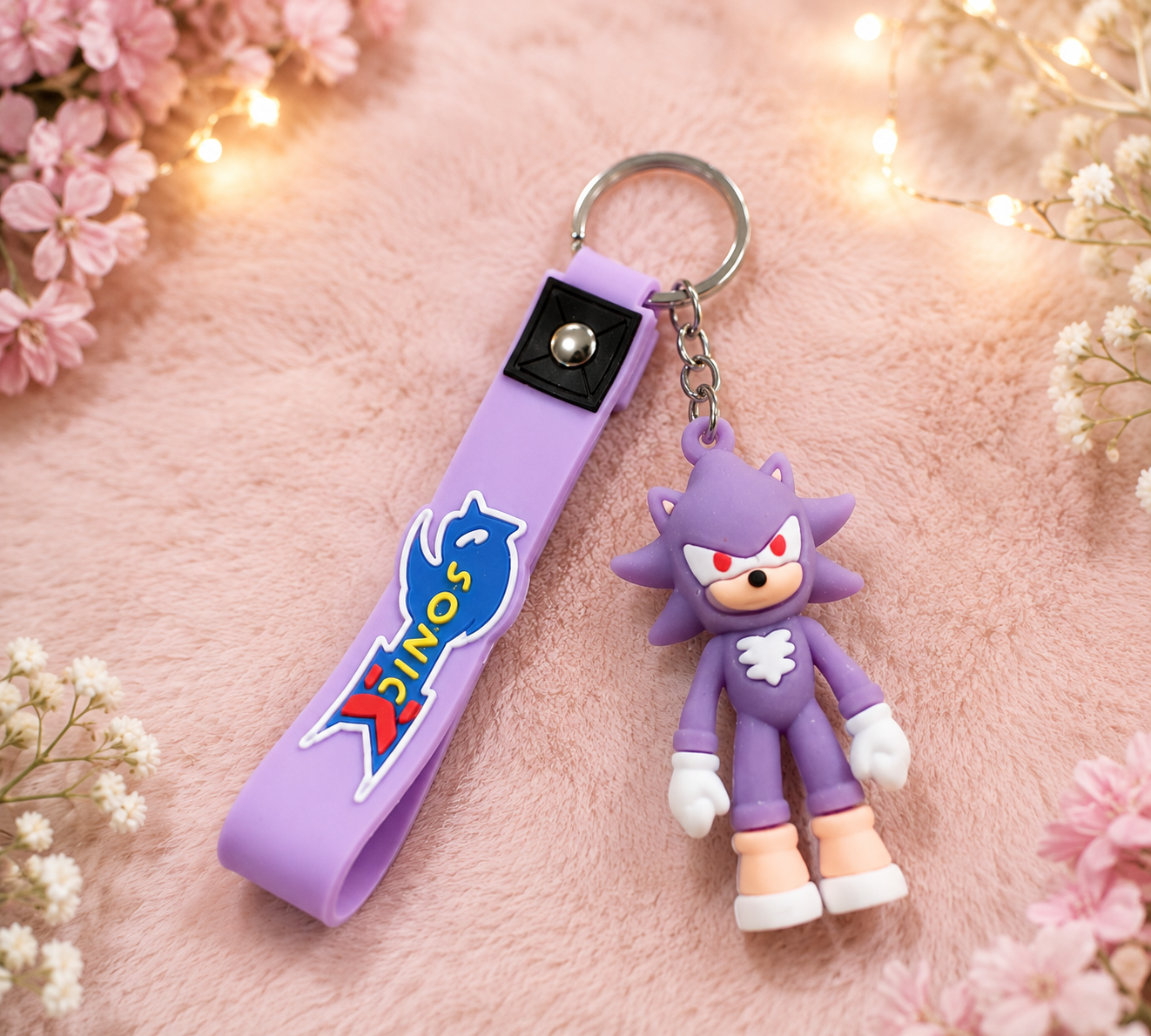 sonic purple keyring