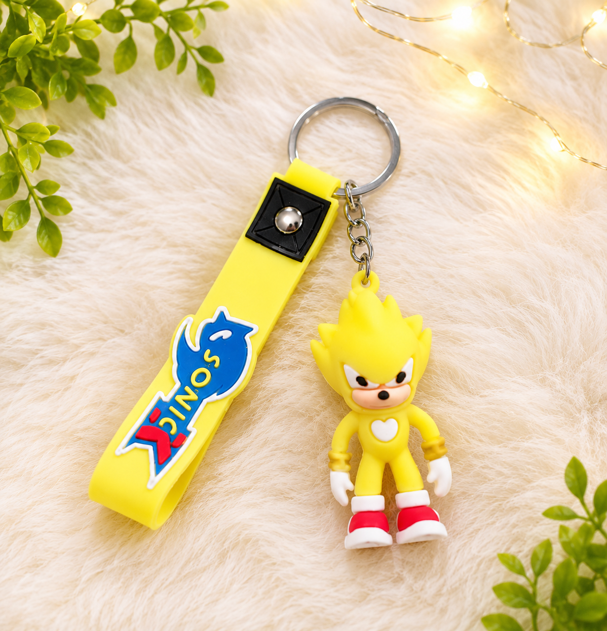 sonic yellow keyring2